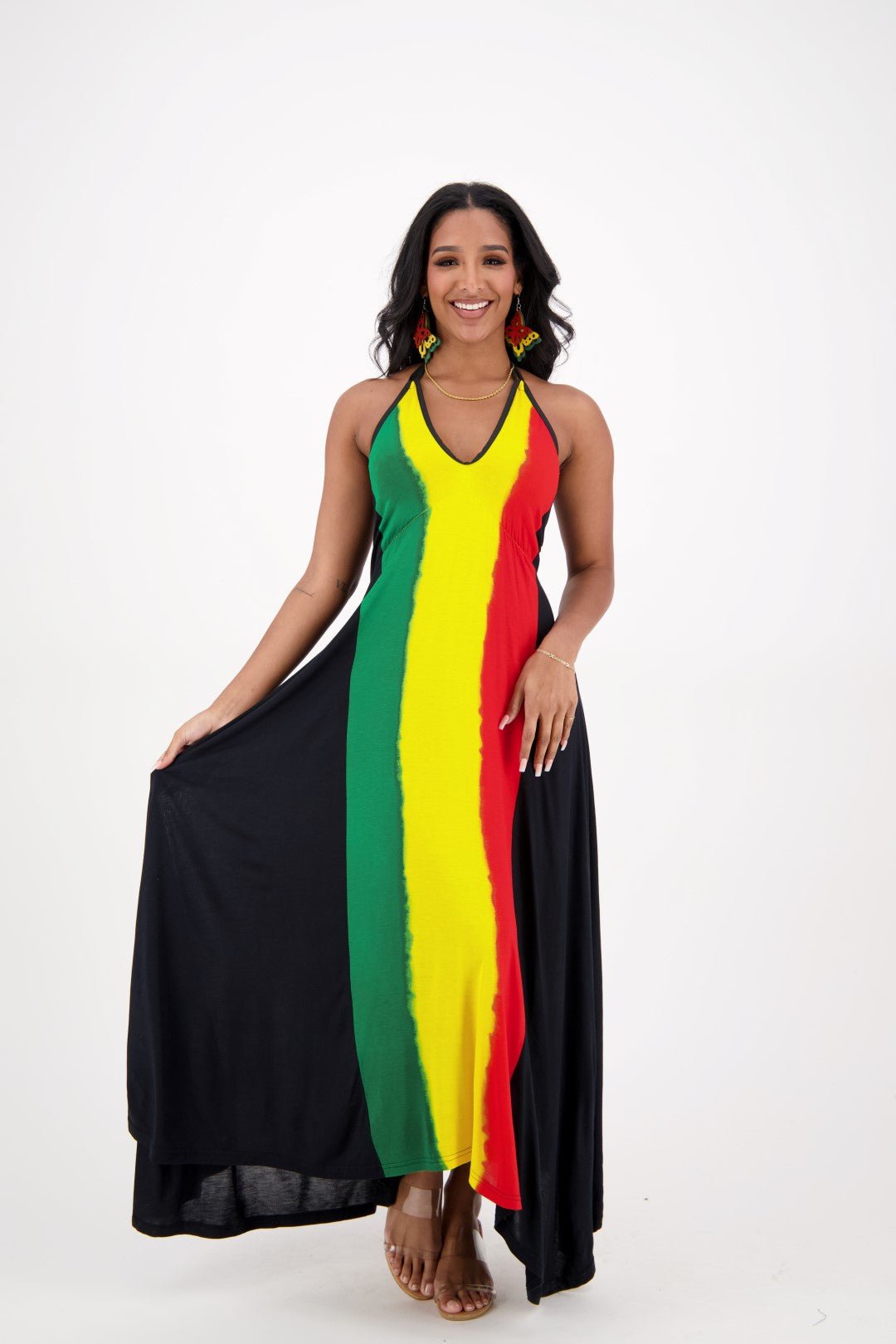 Take A Look About Plus Size Rasta Dress