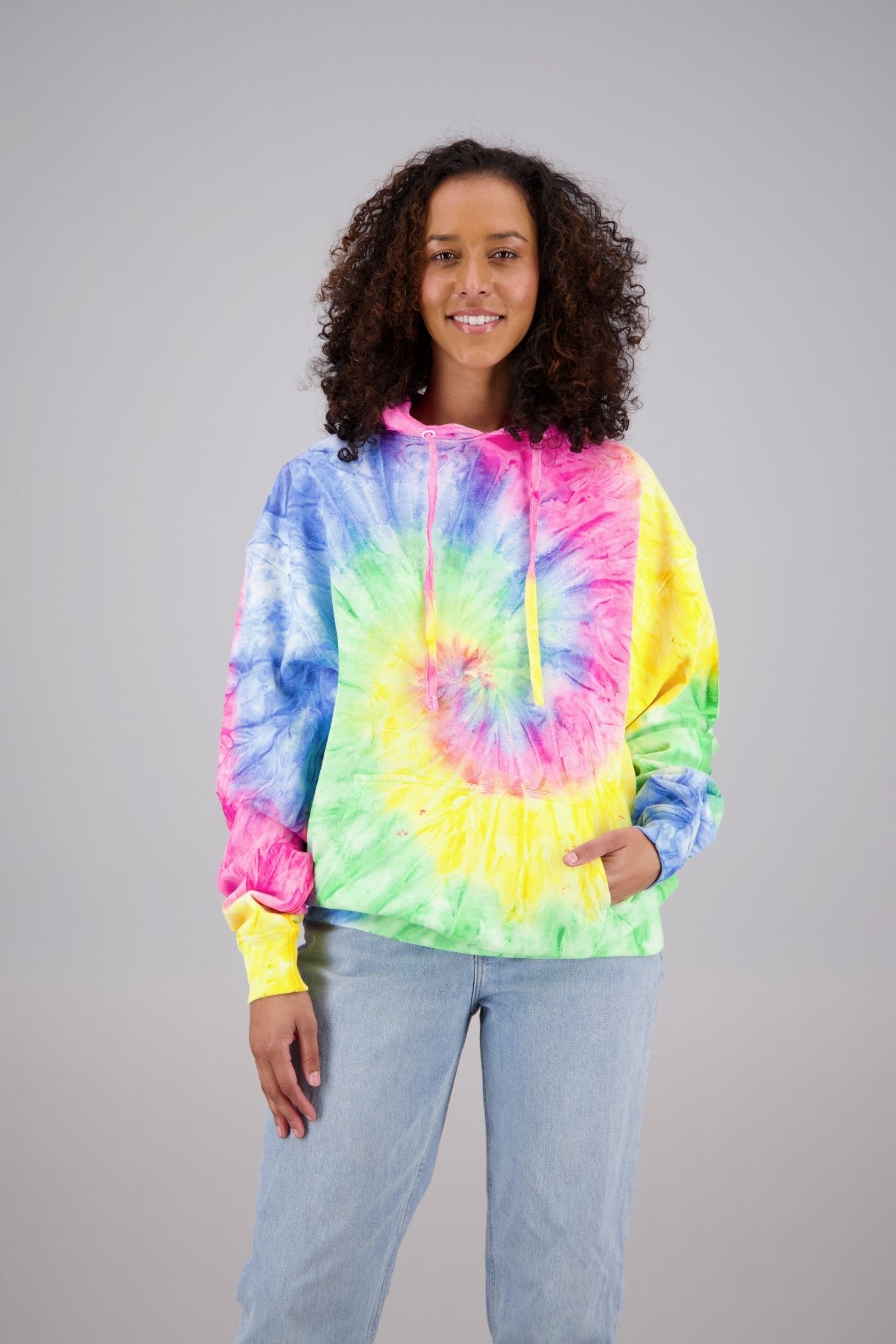 Adult's Tie-Dye Pullover Hoodie (2-XL) Cotton/Polyester Blend 9660 - Advance Apparels Inc