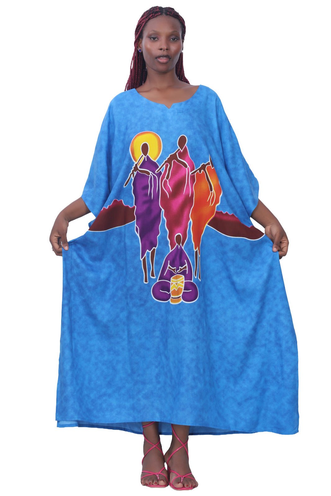 African Print Kaftan KAF - 1060 - Advance Apparels Inc