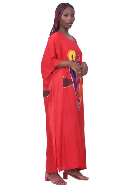 African Print Kaftan KAF - 1060 - Advance Apparels Inc