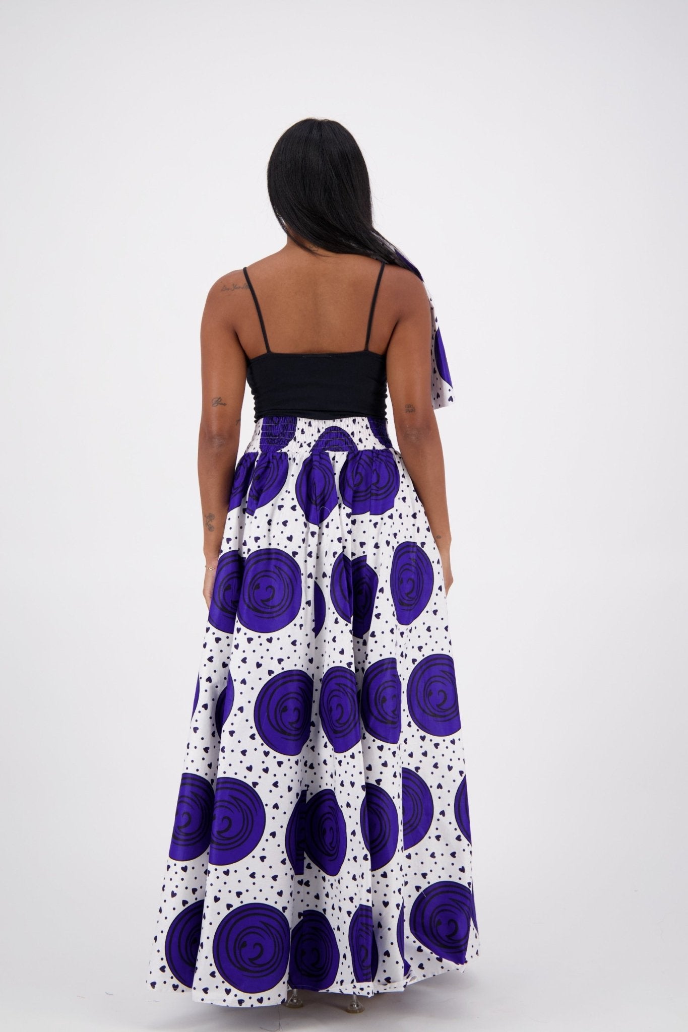 African Print Maxi Skirt 16317 - 251 - Advance Apparels Inc
