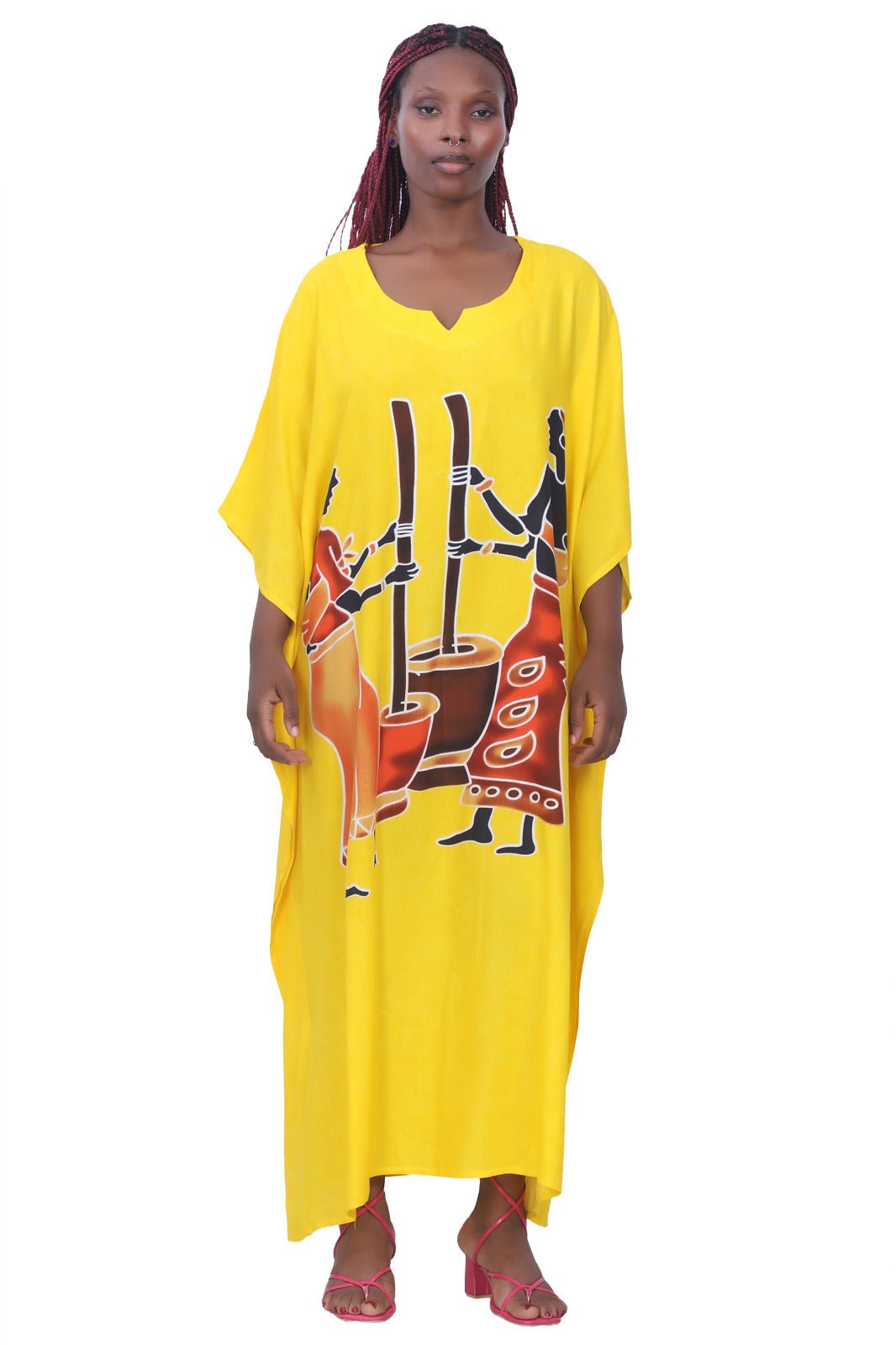 African Village Art Kaftan KAF - 1064 - Advance Apparels Inc