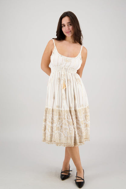 Amara Border Dress 25181 - Advance Apparels Inc