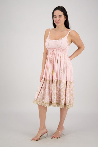 Amara Border Dress 25181 - Advance Apparels Inc
