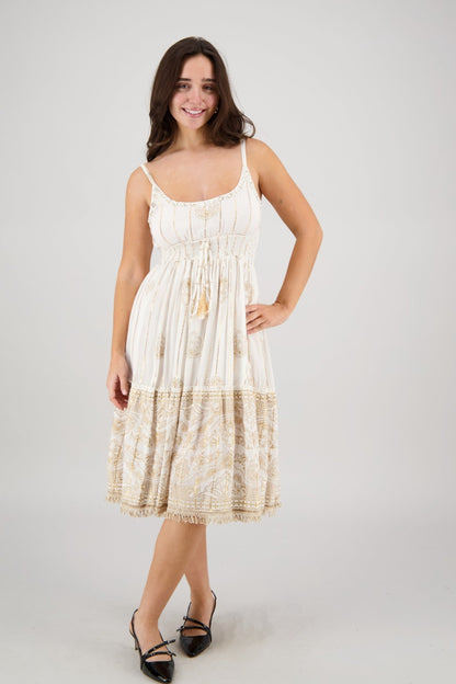 Amara Border Dress 25181 - Advance Apparels Inc