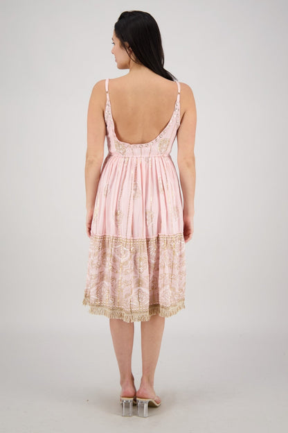 Amara Border Dress 25181 - Advance Apparels Inc