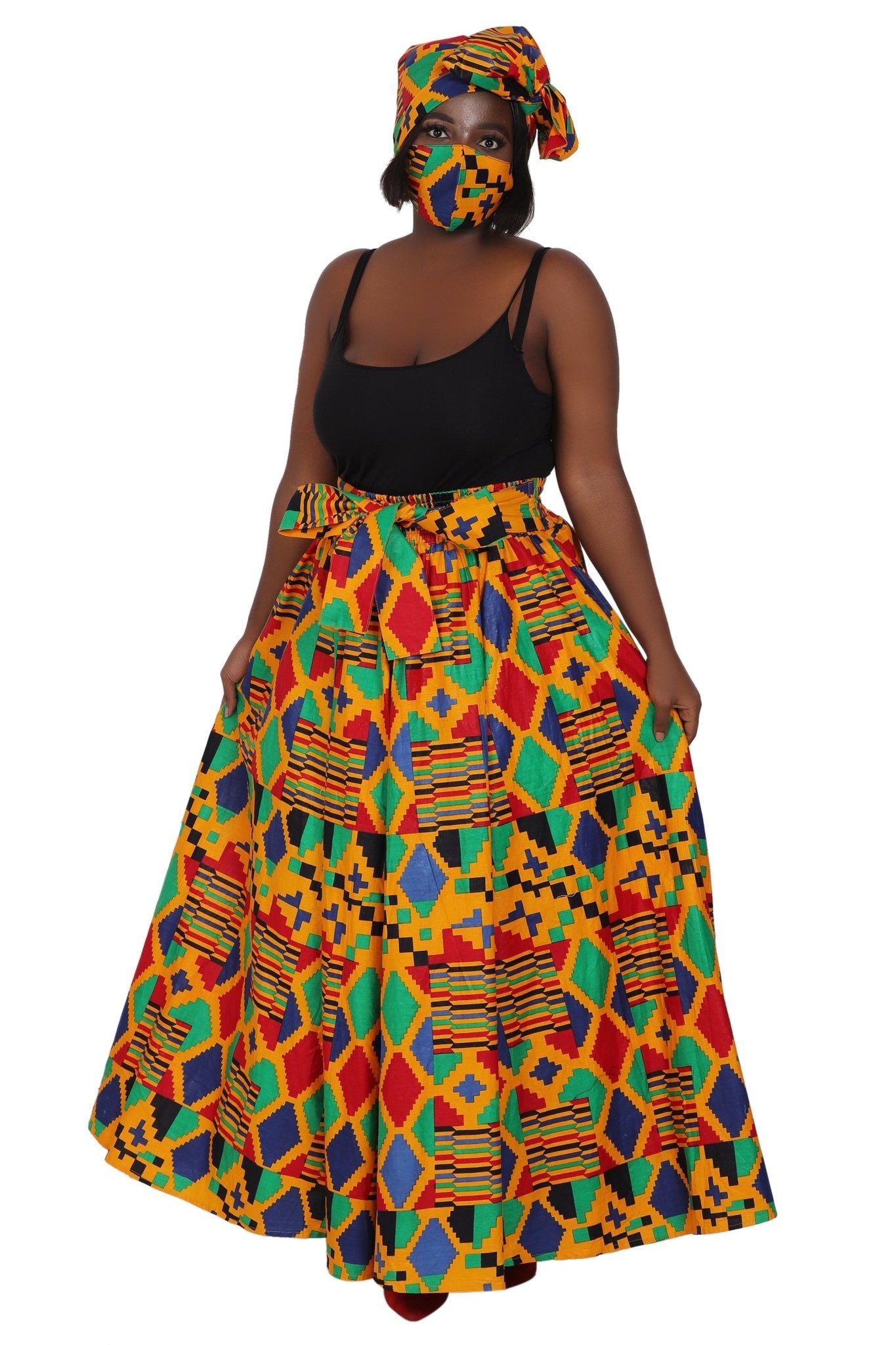 Ankara Palazzo Pants 061 - Advance Apparels Inc