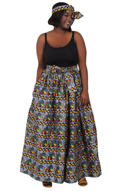 Ankara Palazzo Pants 061 - Advance Apparels Inc