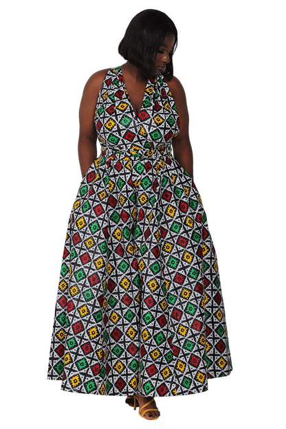 Ankara Palazzo Pants 061 - Advance Apparels Inc