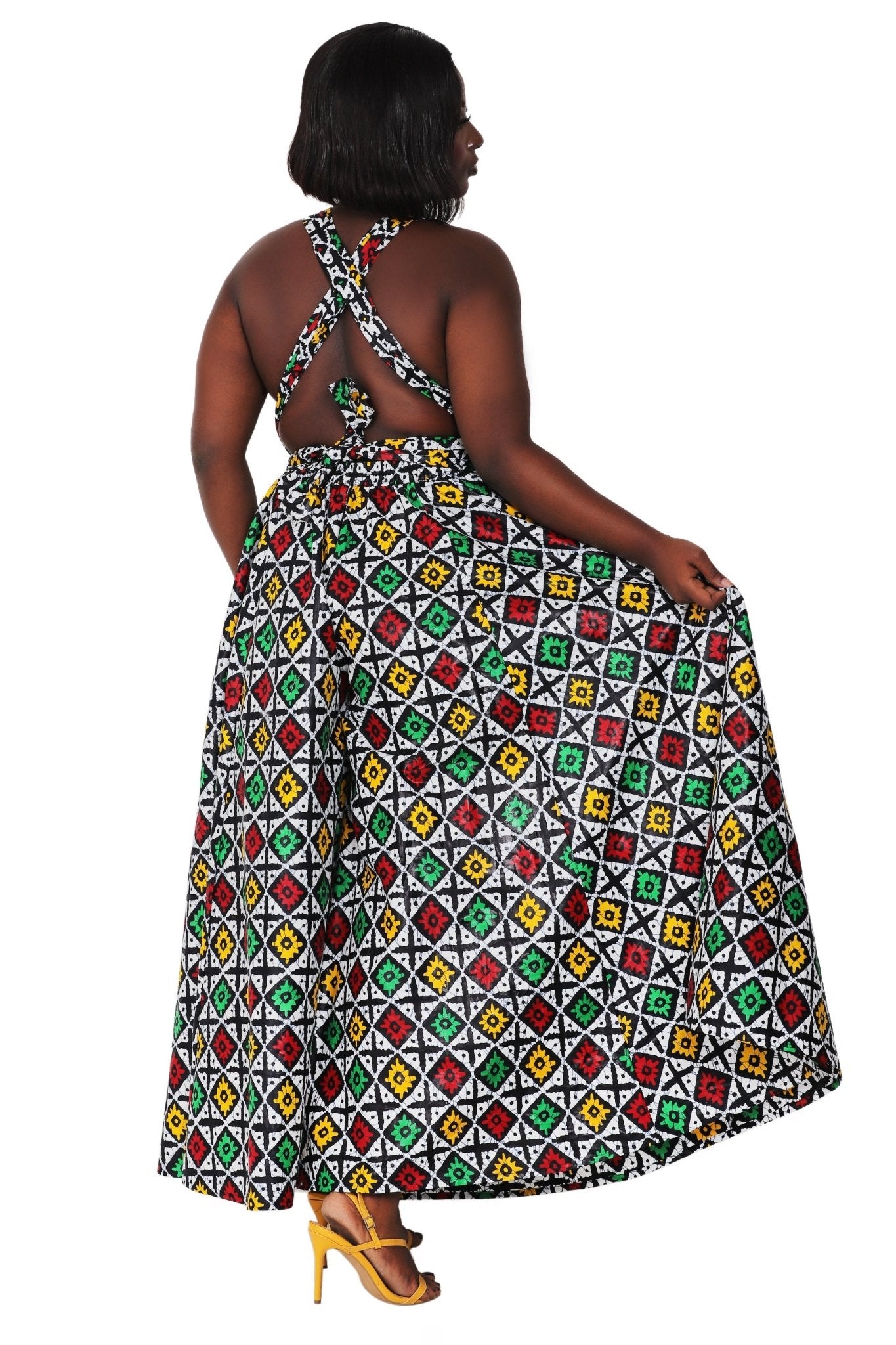 Ankara Palazzo Pants 061 - Advance Apparels Inc