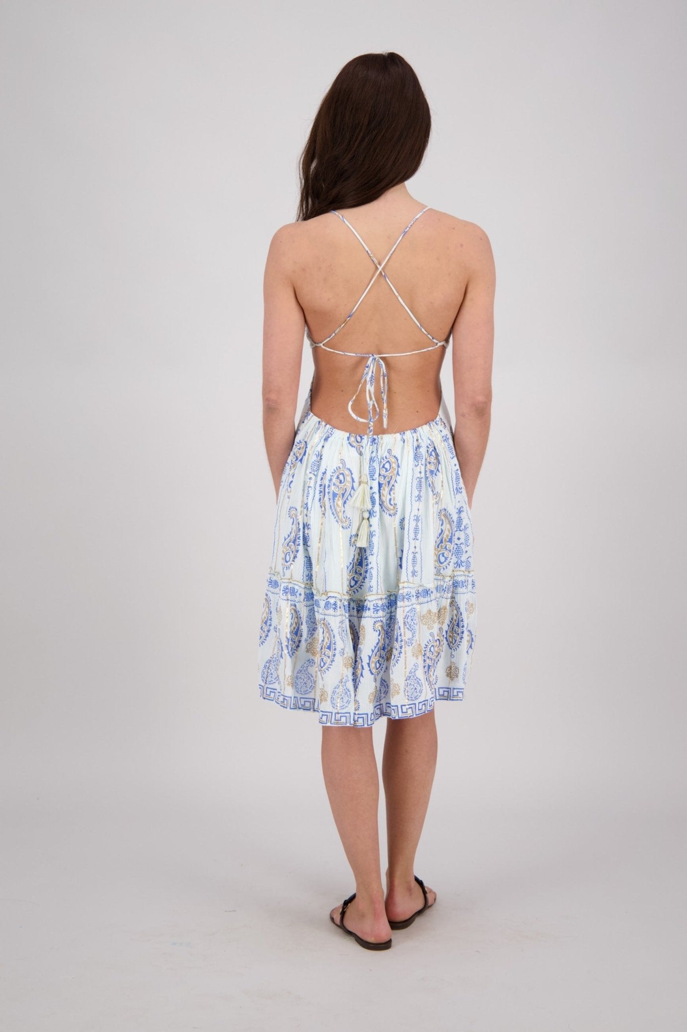 Aria Strappy Mini Dress 25153 - Advance Apparels Inc