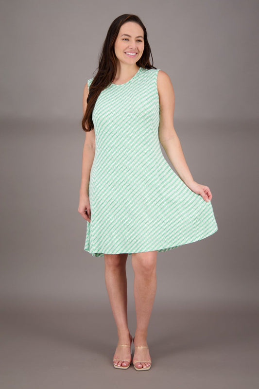 Bamboo Printed Tank Dress BAM - 24608 - Advance Apparels Inc