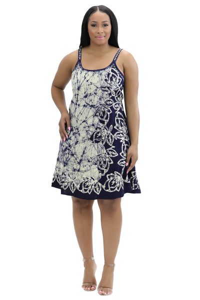 Batik Block Print Dress 54A-BATIK - Advance Apparels Inc