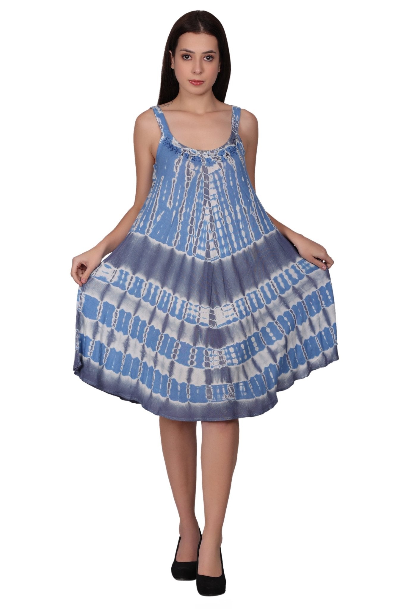 Belize Tie Dye Beach Dress 362199STP - Advance Apparels Inc