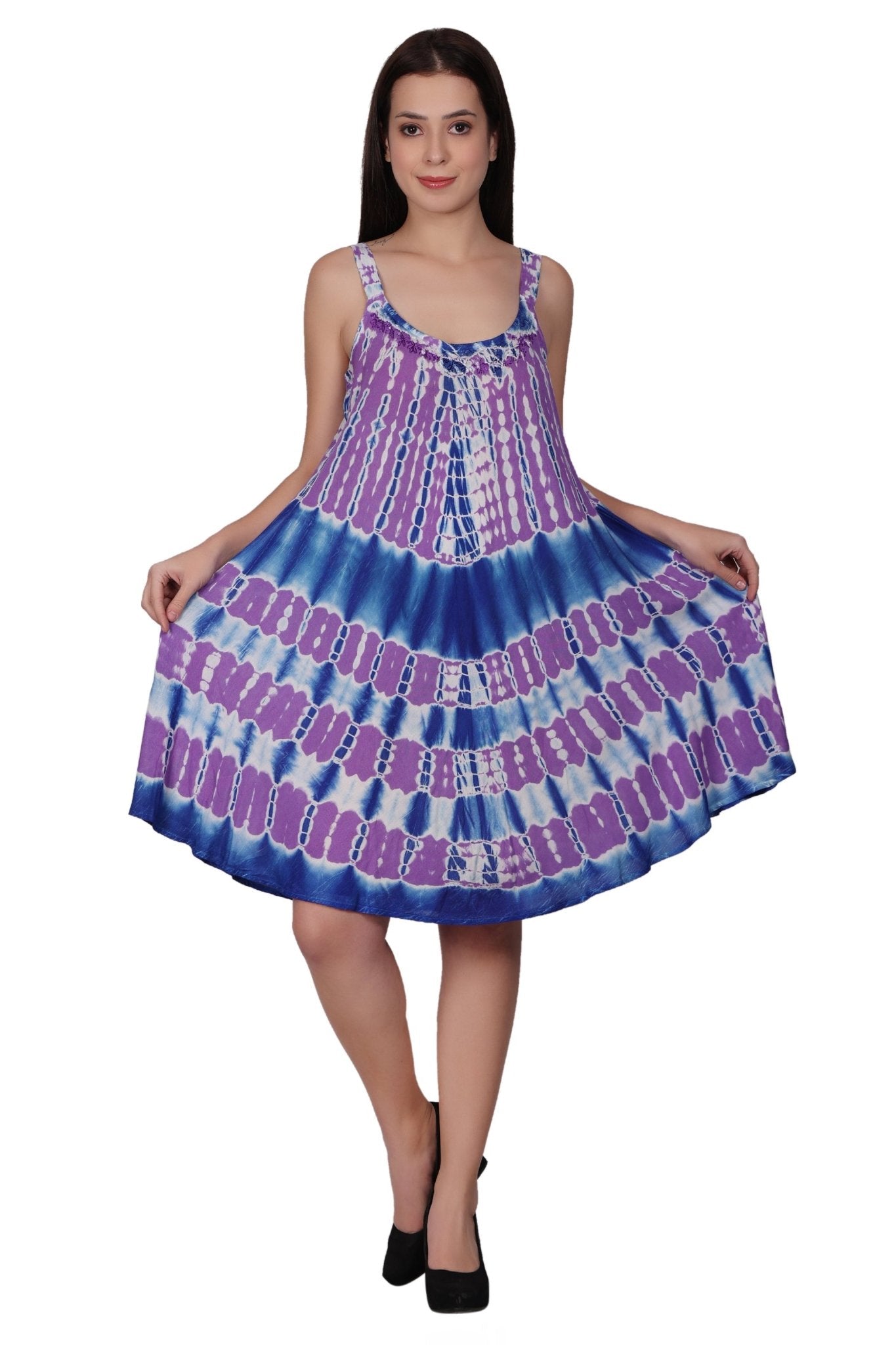 Belize Tie Dye Beach Dress 362199STP - Advance Apparels Inc