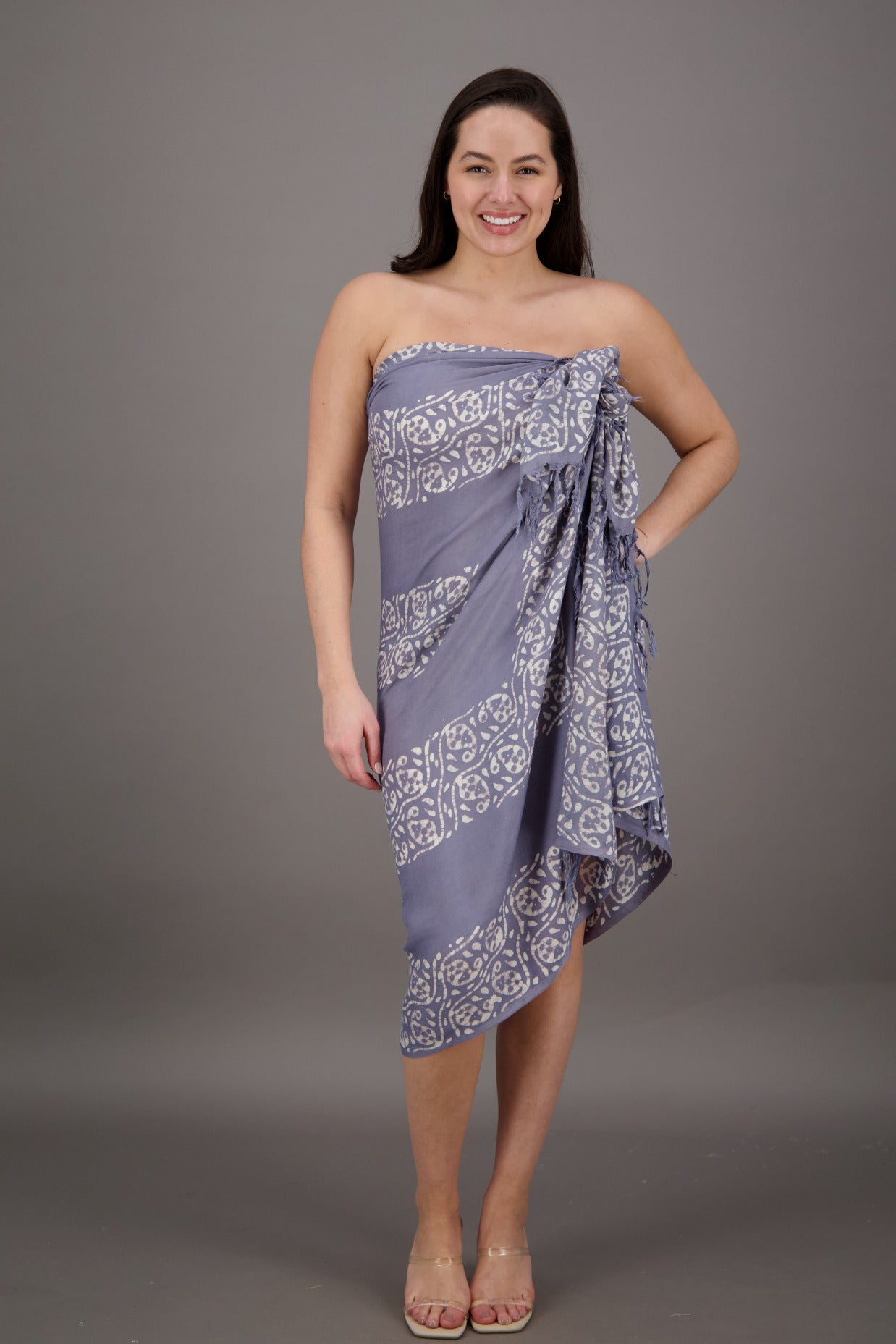Block Print Pareo (12 Colors) - Advance Apparels Inc