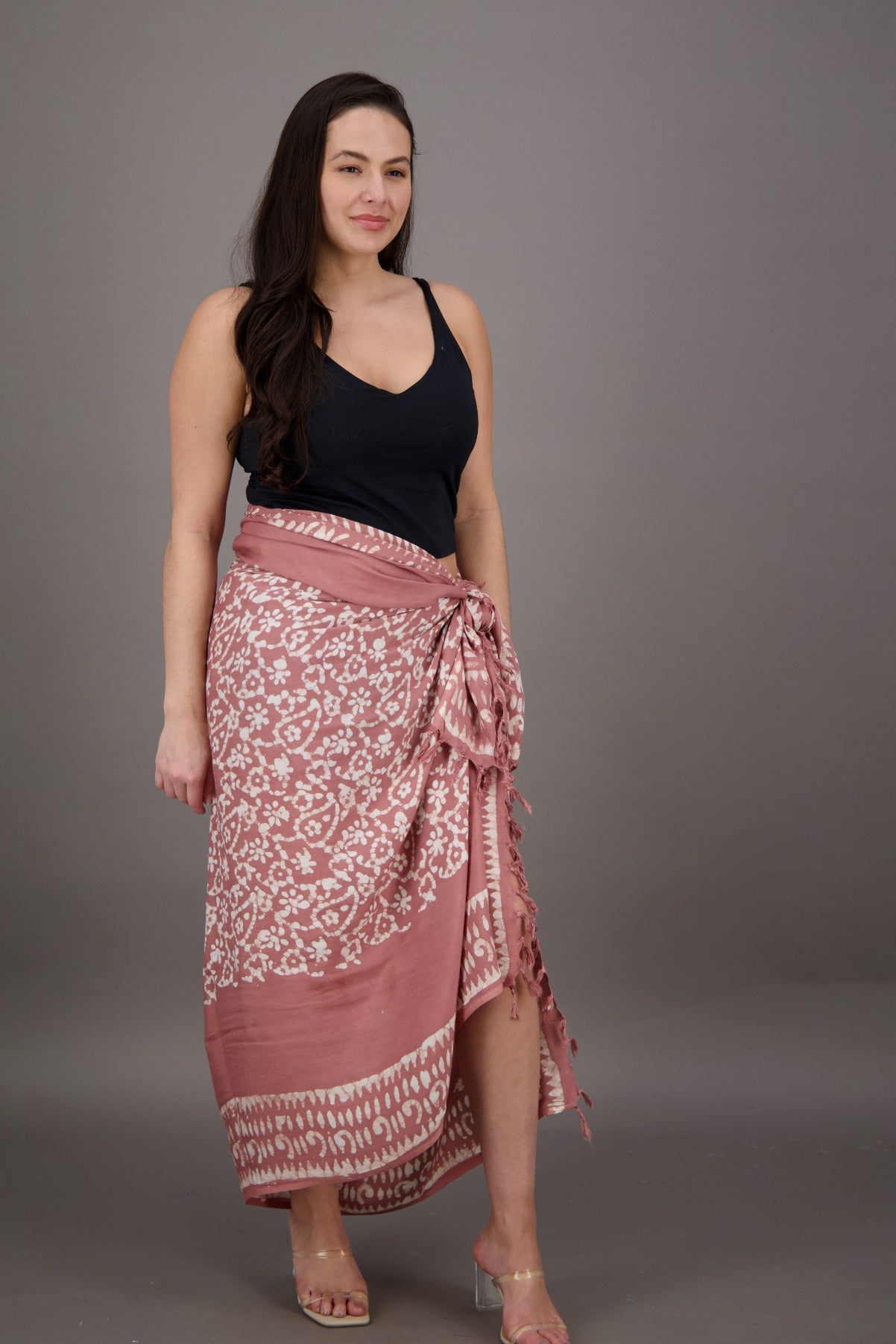Block Print Pareo (12 Colors) - Advance Apparels Inc