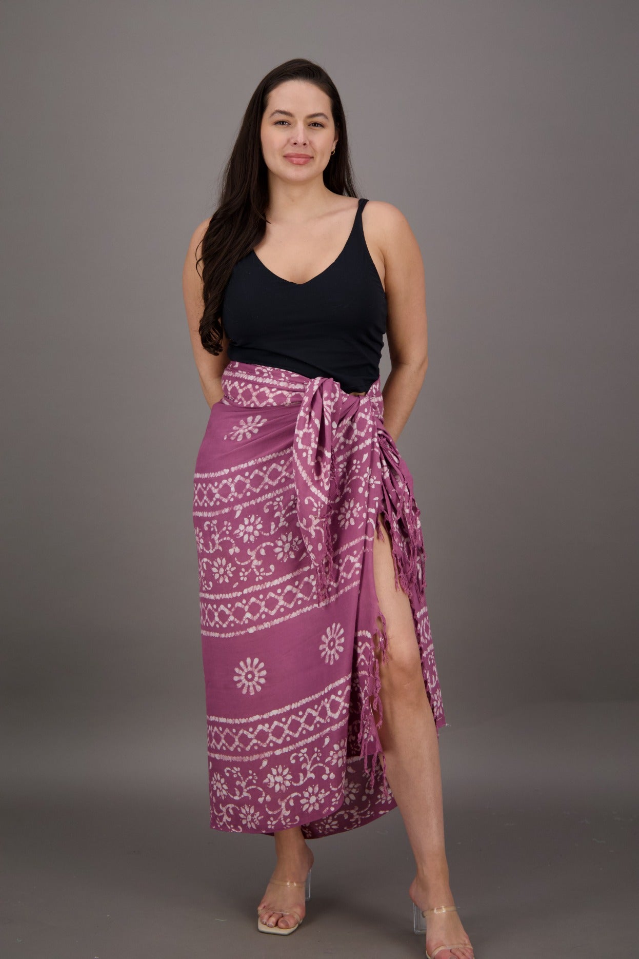 Block Print Pareo (12 Colors) - Advance Apparels Inc
