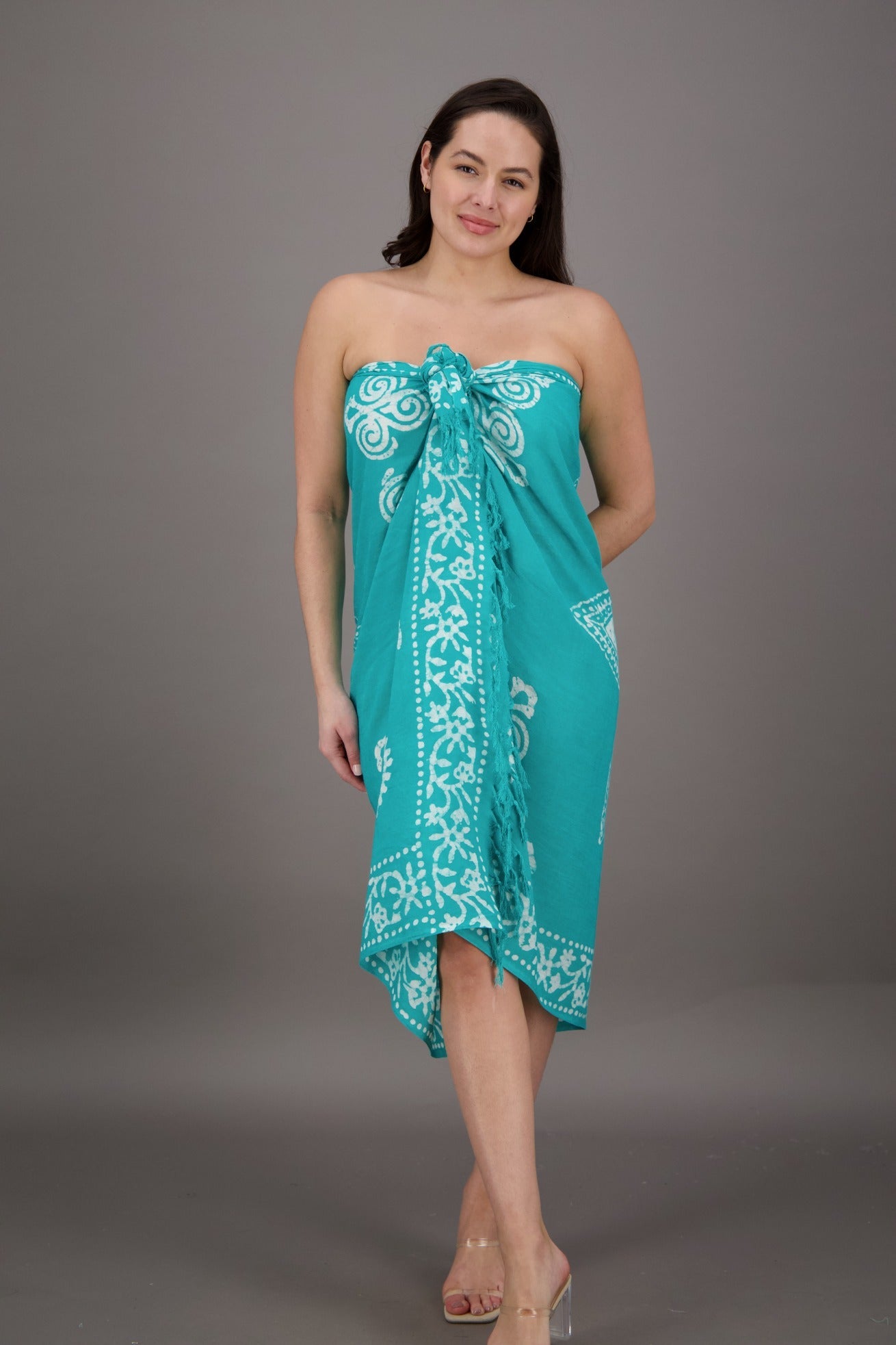 Block Print Pareo (12 Colors) - Advance Apparels Inc