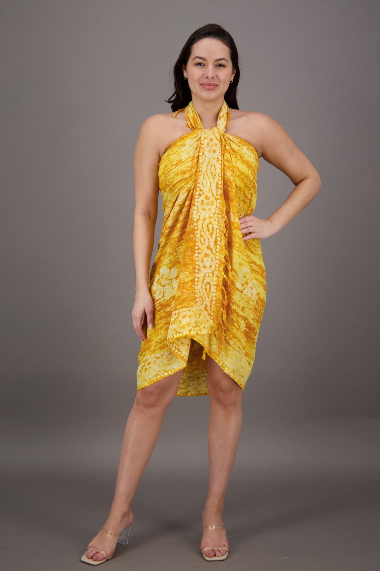 Block Print Pareo (12 Colors) - Advance Apparels Inc