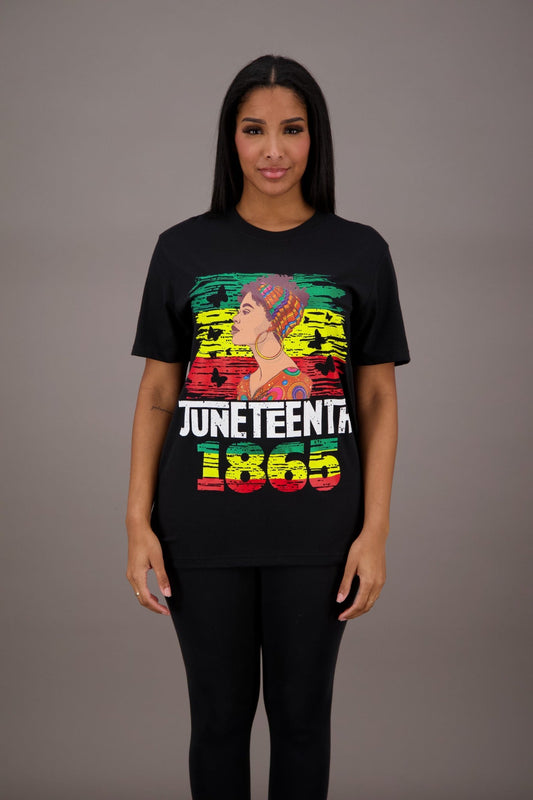 Butterfly Juneteenth Tee JT-2406 - Advance Apparels Inc