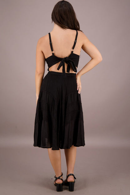 Cutout Renaissance Dress ADS - 24338 - Advance Apparels Inc