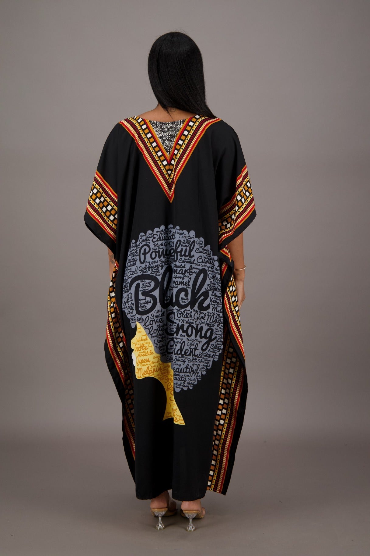 Dashiki Border Print Kaftan KAF-42203 - Advance Apparels Inc