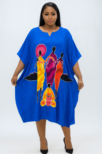 Dashiki Print Kaftan KAF - 1061 - Advance Apparels Inc