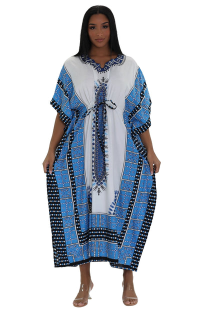 Dashiki Print One Size Kaftan KAF-1021 - Advance Apparels Inc