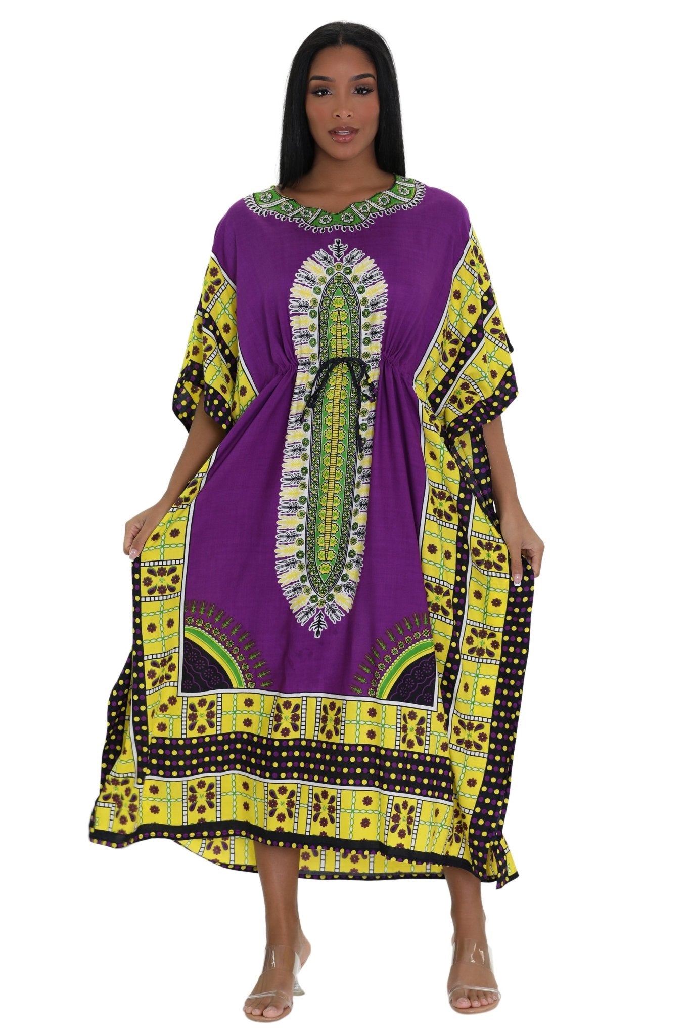 Dashiki Print One Size Kaftan KAF-1021 - Advance Apparels Inc