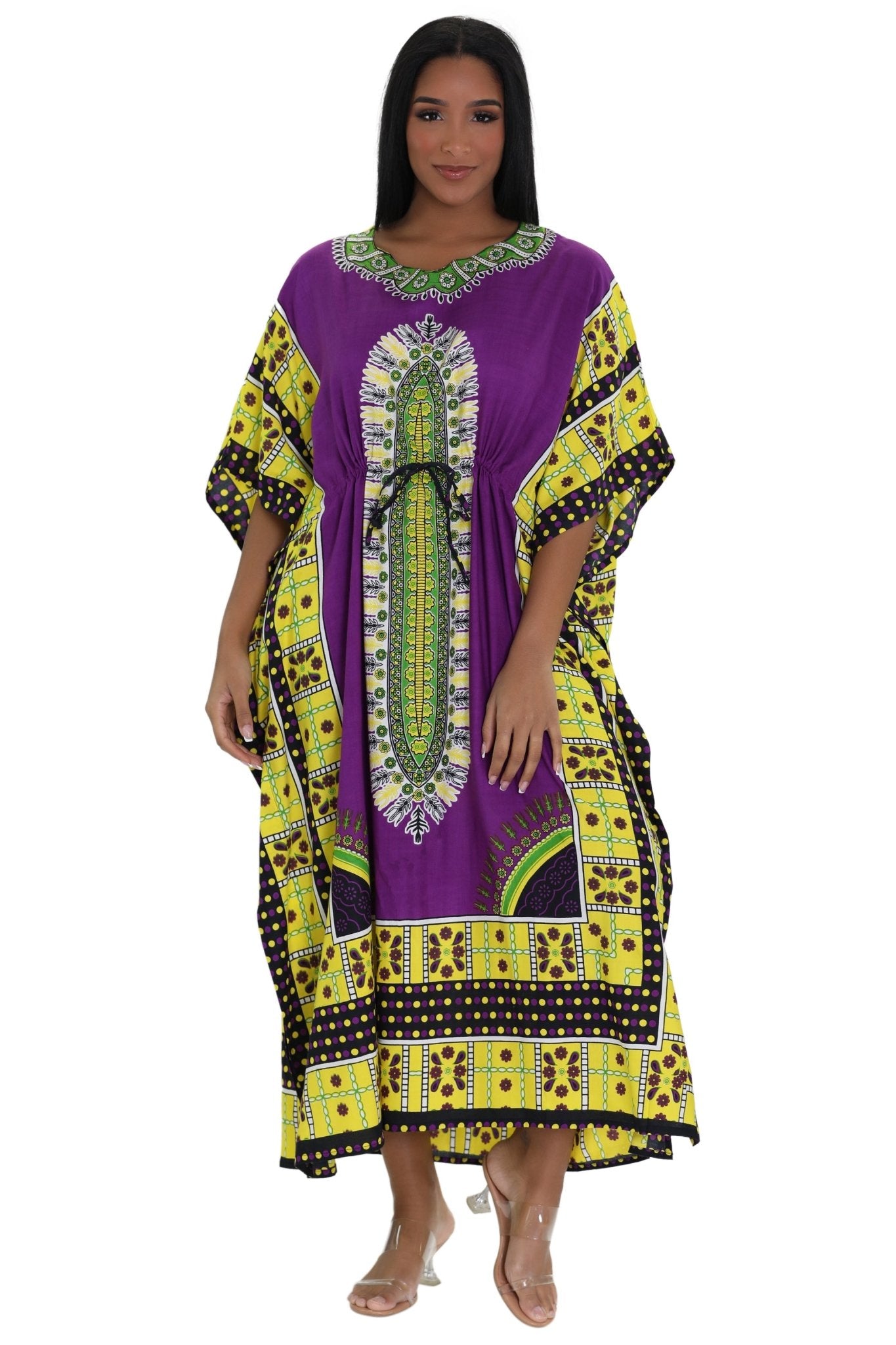 Dashiki Print One Size Kaftan KAF-1021 - Advance Apparels Inc