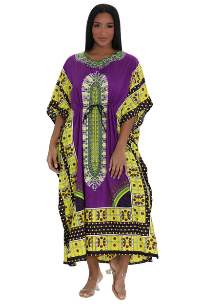 Dashiki Print One Size Kaftan KAF-1021 - Advance Apparels Inc