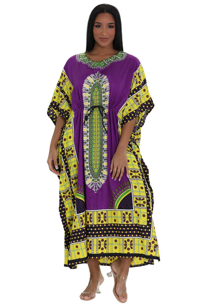 Dashiki Print One Size Kaftan KAF-1021 - Advance Apparels Inc