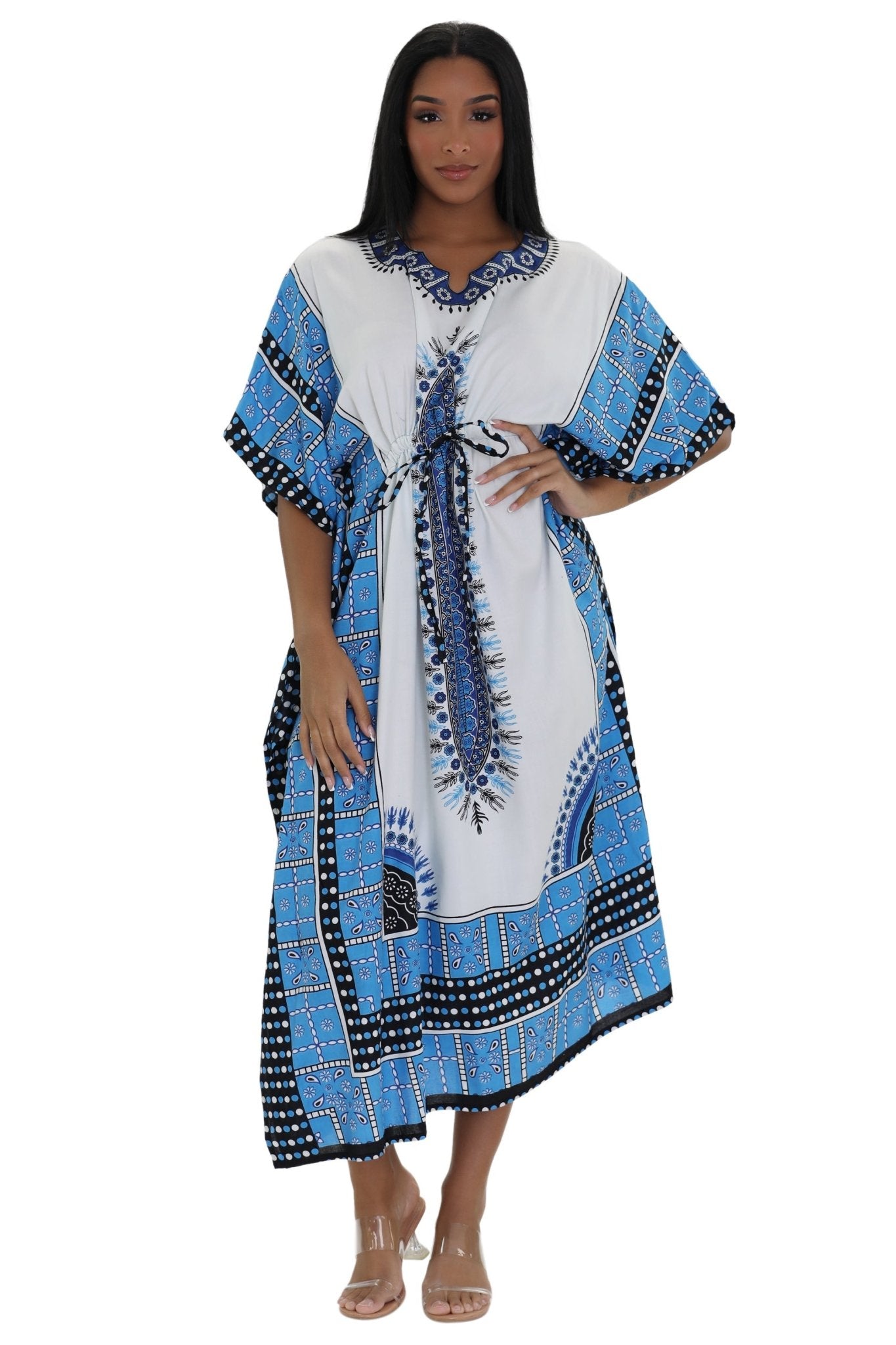 Dashiki Print One Size Kaftan KAF-1021 - Advance Apparels Inc
