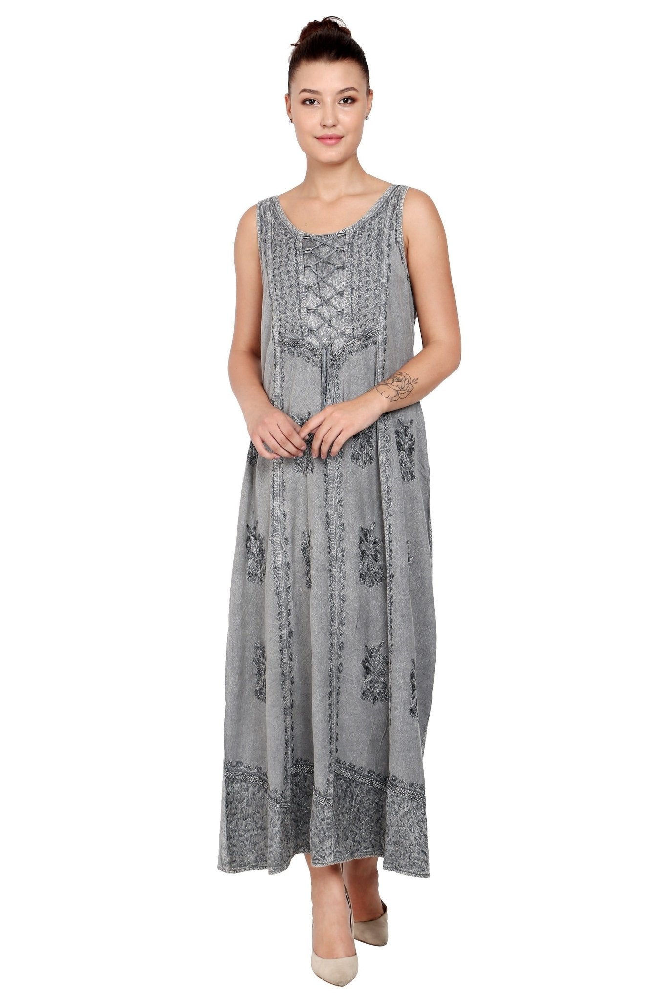 Double Dyed Renaissance Dress 15229 - Advance Apparels Inc