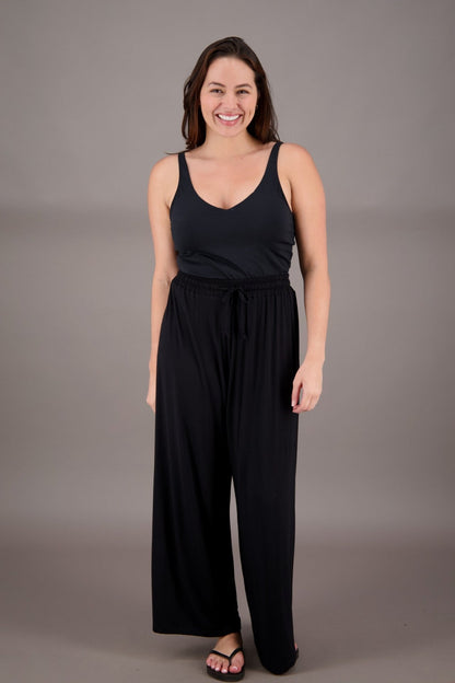 Eco Wide Leg Bamboo Pants BAM - 24604 - Advance Apparels Inc