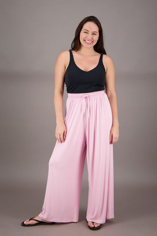 Eco Wide Leg Bamboo Pants BAM - 24604 - Advance Apparels Inc