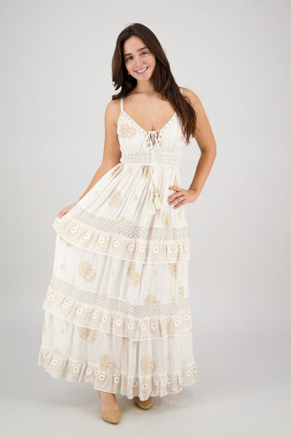 Elara Tiered Dream Maxi 25106 - Advance Apparels Inc