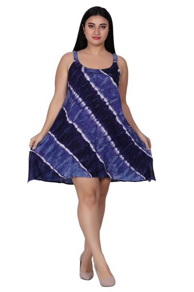 Elastic Strap Tie Dye Dress 362214EN - Advance Apparels Inc