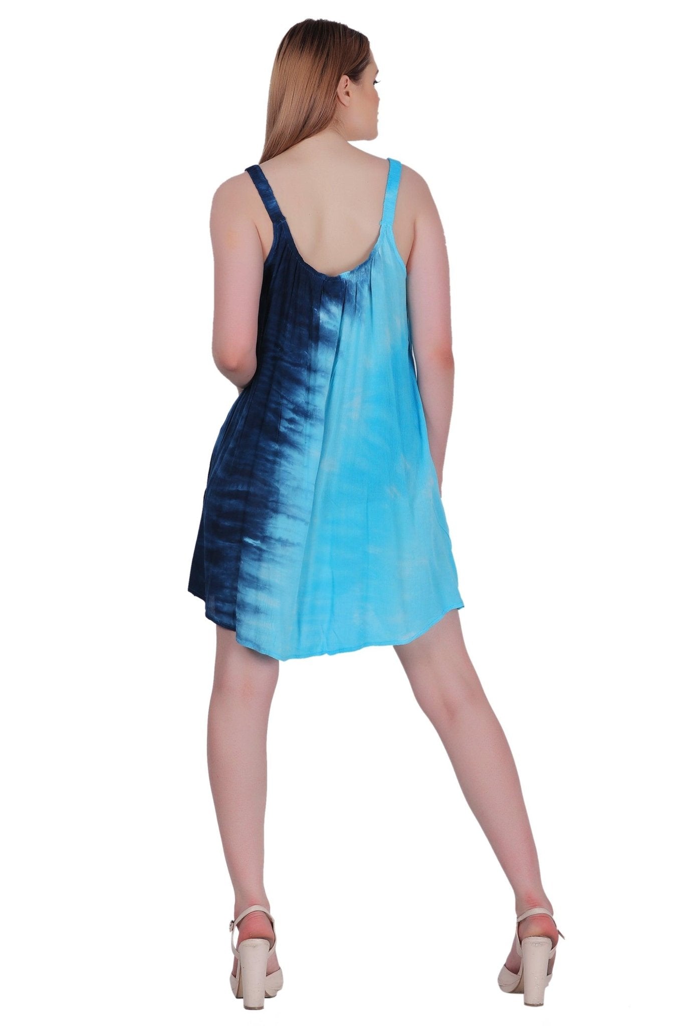 Elastic Strap Tie Dye Dress 362215EN - Advance Apparels Inc