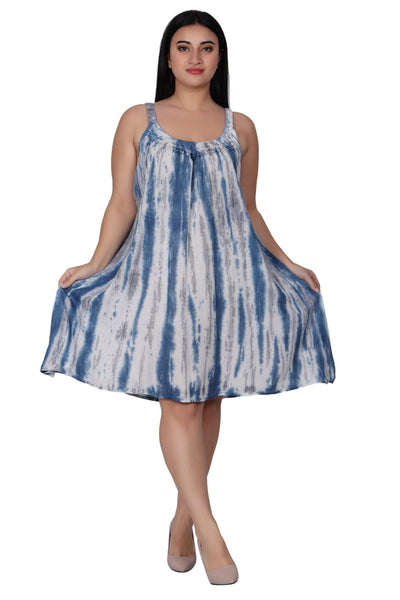 Elastic Strap Tie Dye Dress 362216EN - Advance Apparels Inc