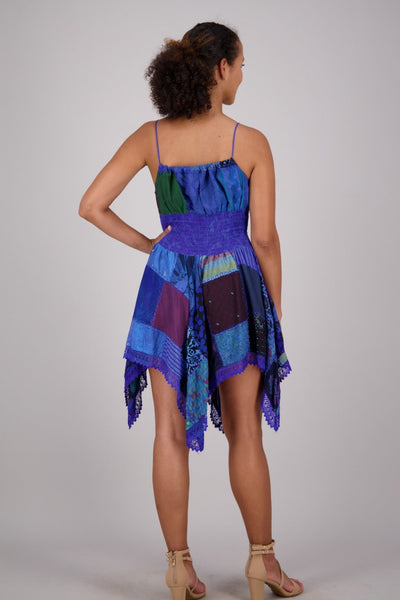Fairytale Bottom Patchwork Dress PAT-231305 - Advance Apparels Inc
