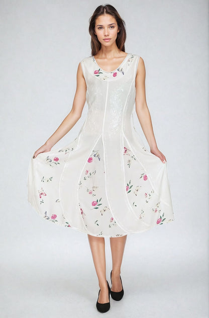 Floral Print Renaissance Dress ADL - 20320 - Advance Apparels Inc