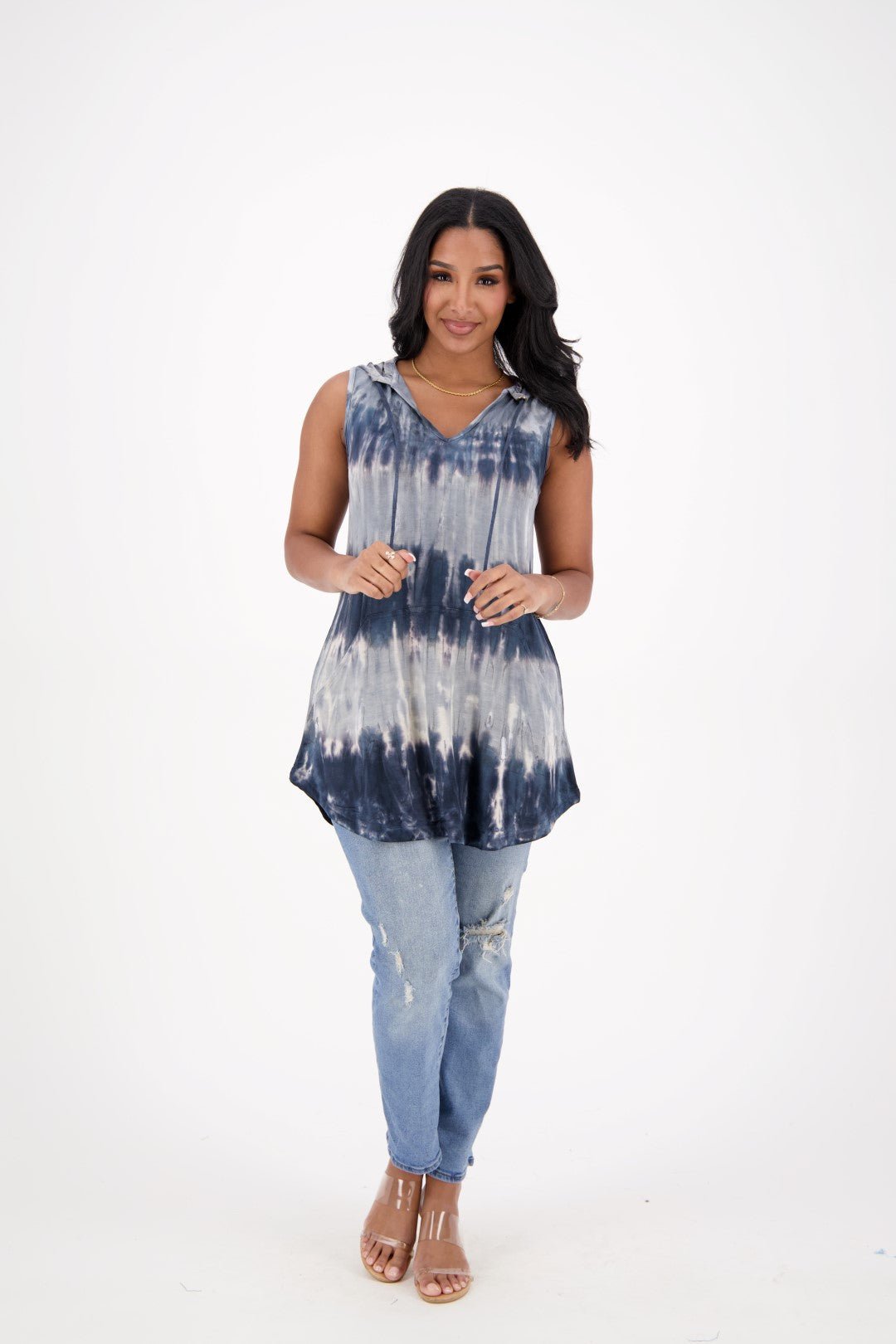 Hooded Tie Dye Beach Cover - Up 21905 - Advance Apparels Inc