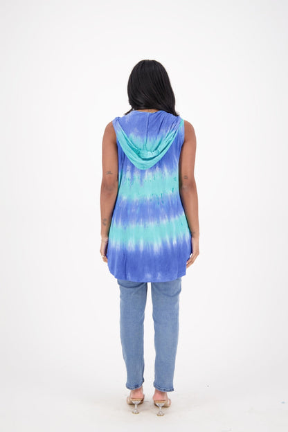 Hooded Tie Dye Beach Cover - Up 21905 - Advance Apparels Inc
