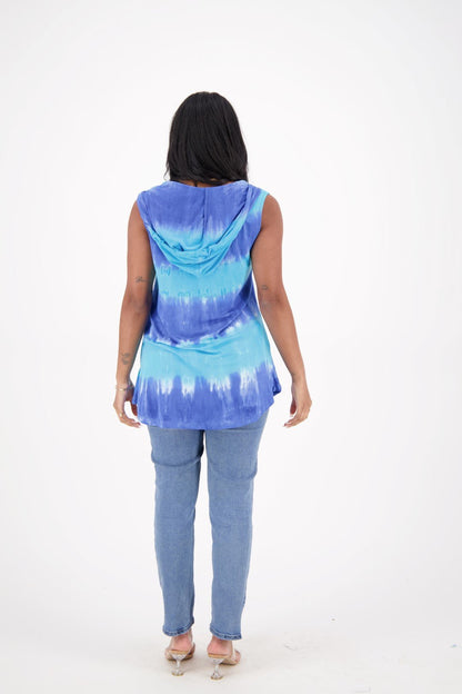 Hooded Tie Dye Beach Cover - Up 21905 - Advance Apparels Inc