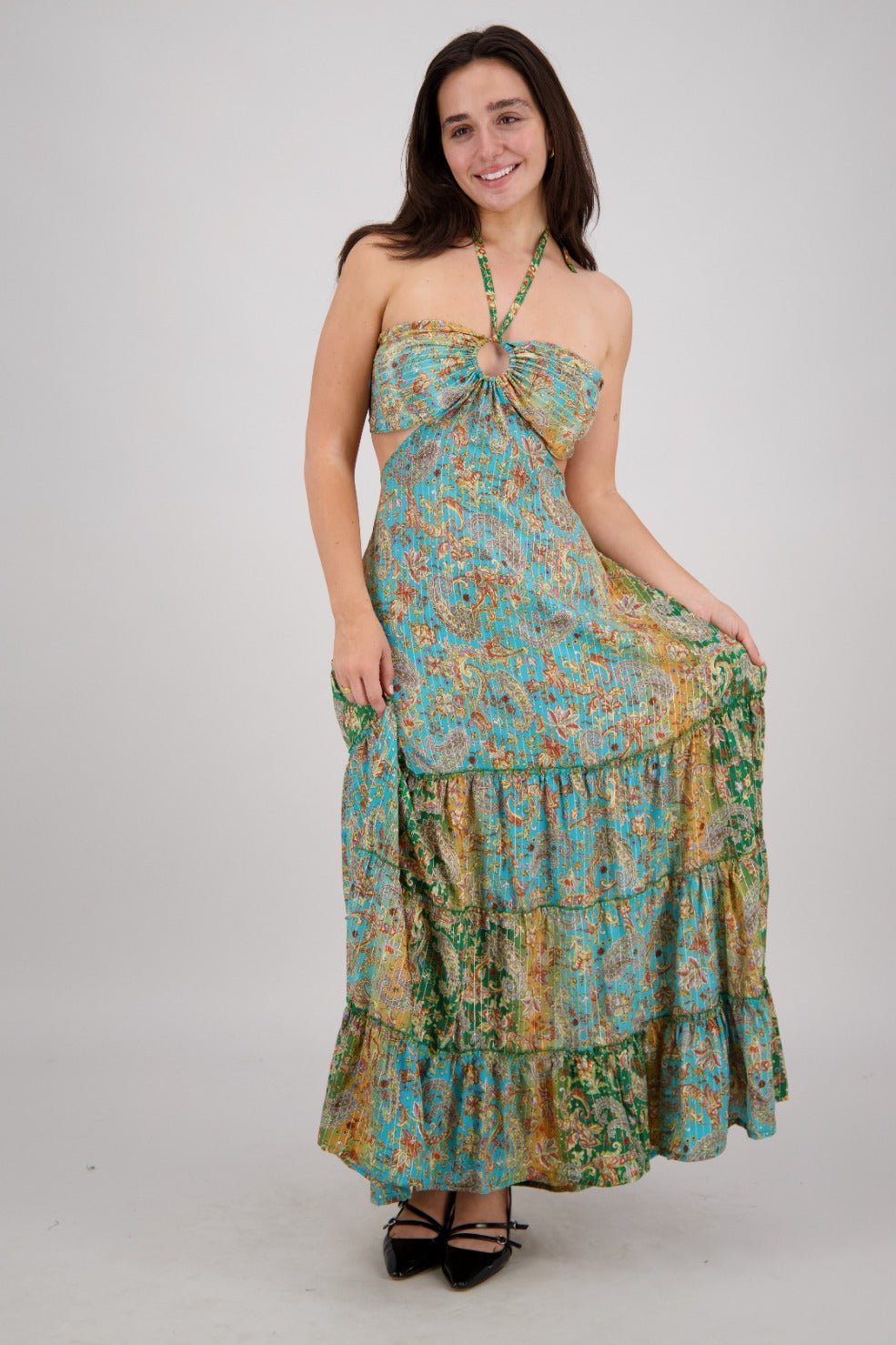 Isla Ring Floral Maxi AB - 36101 - Advance Apparels Inc