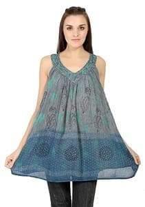 Jaipur Tie Dye V - Neck Tank Top 19525 - Advance Apparels Inc