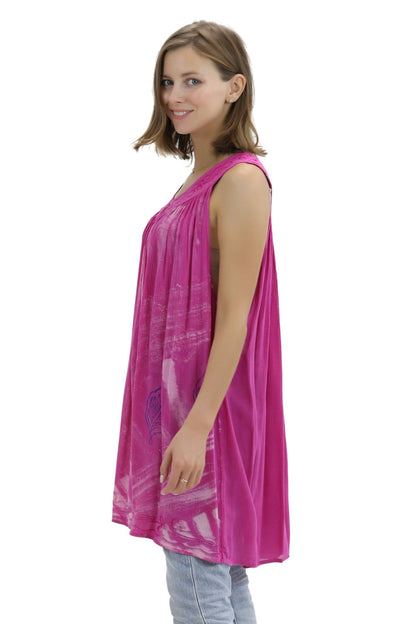 Jaipur Tie Dye V - Neck Tank Top 91 - Advance Apparels Inc