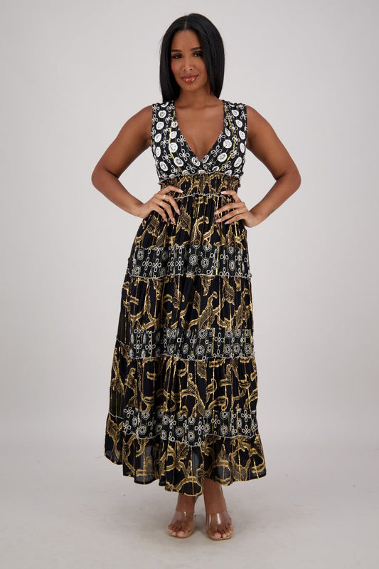 Jaya Maxi Dress 25206 - Advance Apparels Inc